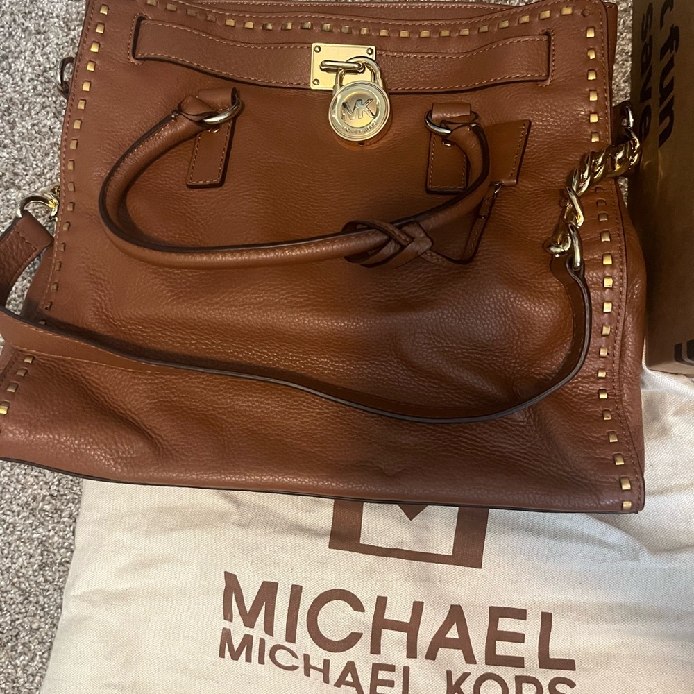 MICHAEL Michael Kors Tan Leather Handbag